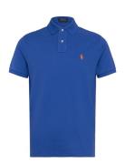 The Iconic Mesh Polo Shirt Designers Polos Short-sleeved Blue Polo Ralph Lauren