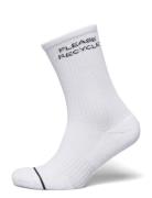 Please Recycle Crew Sock Sport Sport Clothing Sport Socks White Girlfriend Collective