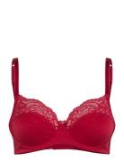 Sophie Non-Padded Underwired Bra Lingerie Bras & Tops Wired Bras Red Hunkemöller