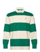 Barstripe Rugger Tops Polos Long-sleeved Green GANT