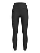 Ribbed R Hw Tights Sport Women Sport Clothing Sport Tights Sport Training Tights Black Röhnisch