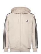 M 3S Fl Fz Hd Sport Sweatshirts & Hoodies Hoodies Cream Adidas Sportswear