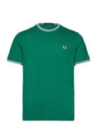 Twin Tipped T-Shirt Designers T-Kortærmet Skjorte Green Fred Perry