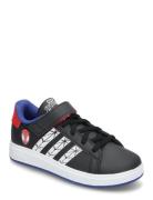 Grand Court Spider-Man El K Sport Sneakers Low-top Sneakers Black Adidas Sportswear