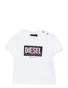 Tridgeb T-Shirt Tops T-Kortærmet Skjorte White Diesel