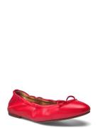 Leather Ballet Flat Ballerinasko Ballerinaer Red Polo Ralph Lauren