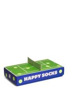 2-Pack Tennis Socks Gift Set Underwear Socks Regular Socks Blue Happy Socks