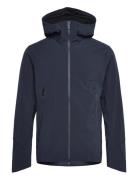 Spray Softshell Hood Sport Men Sport Clothing Sport Outerwear Sport Jackets Sport Outdoor Jackets Navy Sail Racing