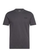 T-Shirt Tops T-Kortærmet Skjorte Grey EA7