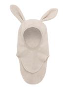 Balaclava Ears Cotton Fleece Accessories Headwear Balaclava Beige Huttelihut
