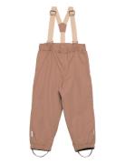 Matwilans Spring Suspender Pants. Grs Outerwear Shell Clothing Shell Pants Brown MINI A TURE