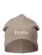 Logo Beanie - Tender Taupe Accessories Headwear Hats Beanie Brown Elodie Details