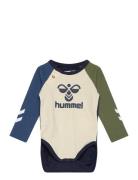 Hmlassym Body L/S Bodies Long-sleeved Multi/patterned Hummel