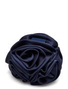 Rosia Flower Hair Claw Accessories Hair Accessories Hair Claws Navy Becksöndergaard