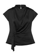 Acaciabbtinja Blouse Tops Blouses Sleeveless Black Bruuns Bazaar