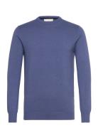 Bs Jupiter Regular Fit Knitwear Tops Knitwear Round Necks Blue Bruun & Stengade