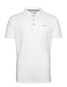 Quad Polo Sport Men Sport Clothing Sport Tops Sport Polos Sport Short-sleeved Polos White Calvin Klein Golf