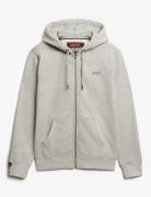 Essential Logo Zip Hoodie Hb Tops Sweatshirts & Hoodies Hoodies Grey Superdry