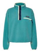 Helvetia Ii Cropped Half Snap Fleece Sport Women Sport Clothing Sport Fleeces & Midlayers Blue Columbia Sportswear