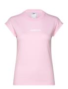 W Lin Sj T Sport Sport Clothing Sports Tops & T-shirts Sport T-Skjorte Pink Adidas Sportswear