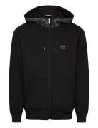 Shoreline Hooded Zip Sweatshirt Tops Sweatshirts & Hoodies Hoodies Black Makia