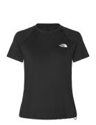 W Flex New Tee Sport Sport Clothing Sports Tops & T-shirts Sport T-Skjorte Black The North Face