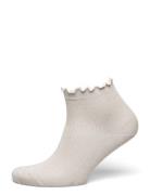 Lis Glitter Socks Lingerie Socks Footies-ankle Socks Cream Mp Denmark