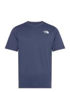 M Ma 24/7 S/S Tee Graphic 2 Sport Men Men Sports Clothes Sport Tops Sport T-Skjorte Navy The North Face