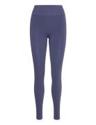 Hmlmt Define Seaml Scrunch Tights Sport Running-training Tights Seamless Tights Navy Hummel