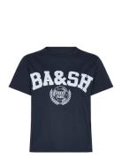 Tshirt Ioni Designers T-shirts & Tops Short-sleeved Navy Ba&sh