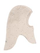 Balaclava Fleece Emb. W. Lin Accessories Headwear Balaclava Cream Huttelihut