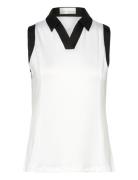 Sl Colorblock Polo Sport Women Sport Clothing Sports Tops & T-shirts Sport Tank Tops White Callaway