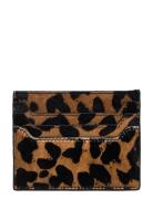 Leopa Leather Card Holder Bags Card Holders & Wallets Card Holder Brown Becksöndergaard