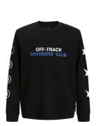 Jcoreflex Tee Ls Crew Neck Styd Aw Jnr Tops T-shirts Long-sleeved T-Skjorte Black Jack & J S