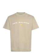 Reimagined Graphic T-Shirt 1 Sport Men Sports Clothes Sport Tops Sport T-Skjorte Beige New Balance