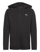 Evostripe Full-Zip Hoodie Dk B Sport Sweatshirts & Hoodies Hoodies Black PUMA