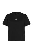 W Sl Sj T Sport Sport Clothing Sports Tops & T-shirts Sport T-Skjorte Black Adidas Sportswear