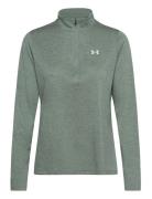 Tech 1/2 Zip- Twist Sport Sport Clothing Sport Fleeces & Midlayers Green Under Armour