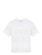 Popincourt Tee-Shirt Tops T-shirts & Tops Short-sleeved White Maison Labiche Paris