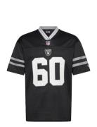 Nos Nfl Mesh Tee Lasrai Sport Men Men Sports Clothes Sport Tops Sport T-Skjorte Black New Era