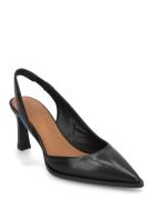 Sling Back Shoes Sling Backs Heeled Slingbacks Black Billi Bi