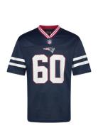 Nos Nfl Mesh Tee Neepat Sport Sport Clothing Sports Tops & T-shirts Sport T-Skjorte Navy New Era