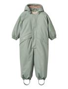 Thermo Rain Suit Aiko Outerwear Coveralls Rainwear Coveralls Green Wheat