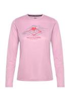 Fujitrail Logo Ls Top Sport Women Sport Clothing Sports Tops & T-shirts Sport Long Sleeve Tops Pink Asics