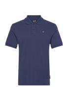 Seasonal Core - Cotton Pique Regular Fit Polo Tops Polos Short-sleeved Navy Scotch & Soda