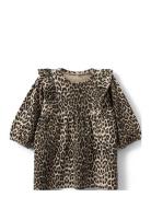 Lulasb Dress Dresses & Skirts Dresses Casual Dresses Long-sleeved Casual Dresses Brown Sofie Schnoor Baby And Kids