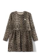 Berrask Rib Dress Dresses & Skirts Dresses Casual Dresses Long-sleeved Casual Dresses Brown Sofie Schnoor Baby And Kids