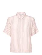 Srmargot Freedom Striped Ss Shirt Tops Shirts Short-sleeved Pink Soft Rebels