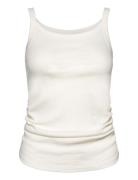 Tanktop Rib Maternity Top Cream Lindex