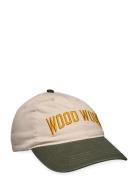 Wwbrian Cap Designers Headwear Caps Beige WOOD WOOD